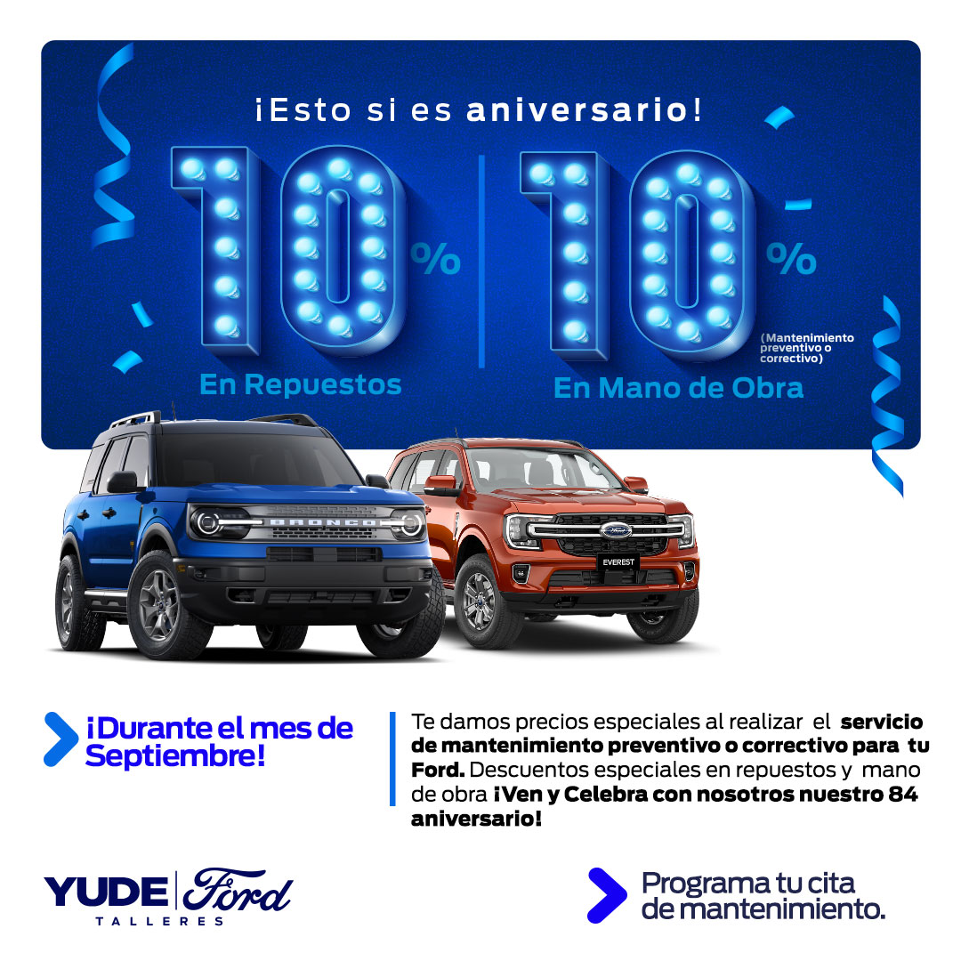 84 Años - Aqui si hay aniversario - Yude Ford Honduras