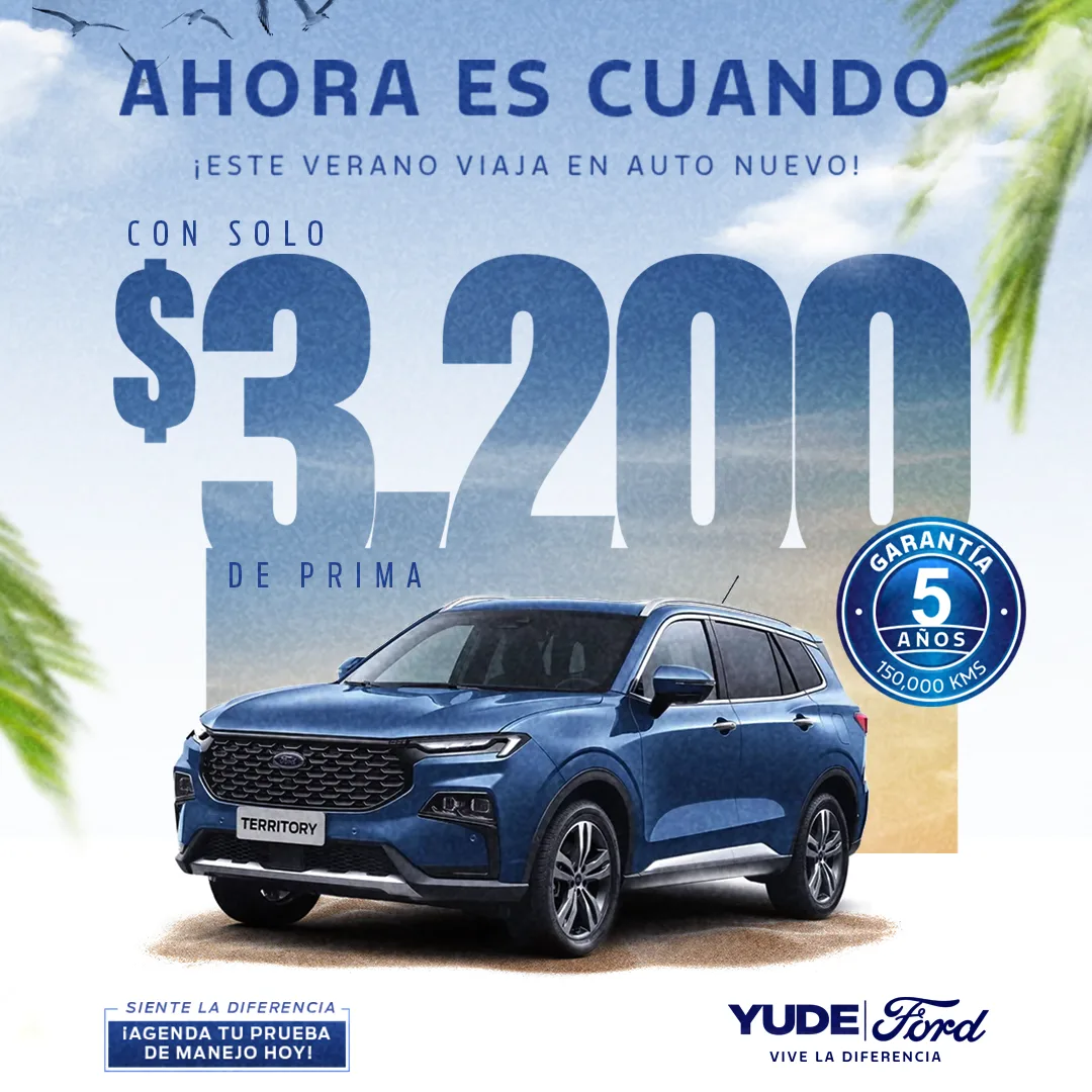 Ahora es cuando, Este Verano viaja en auto nuevo Ford Territory