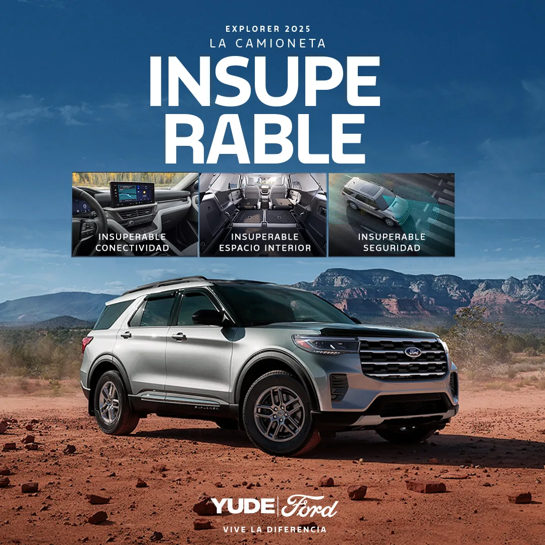 Ford Explorer insuperable en conectividad, espacio interior y seguridad