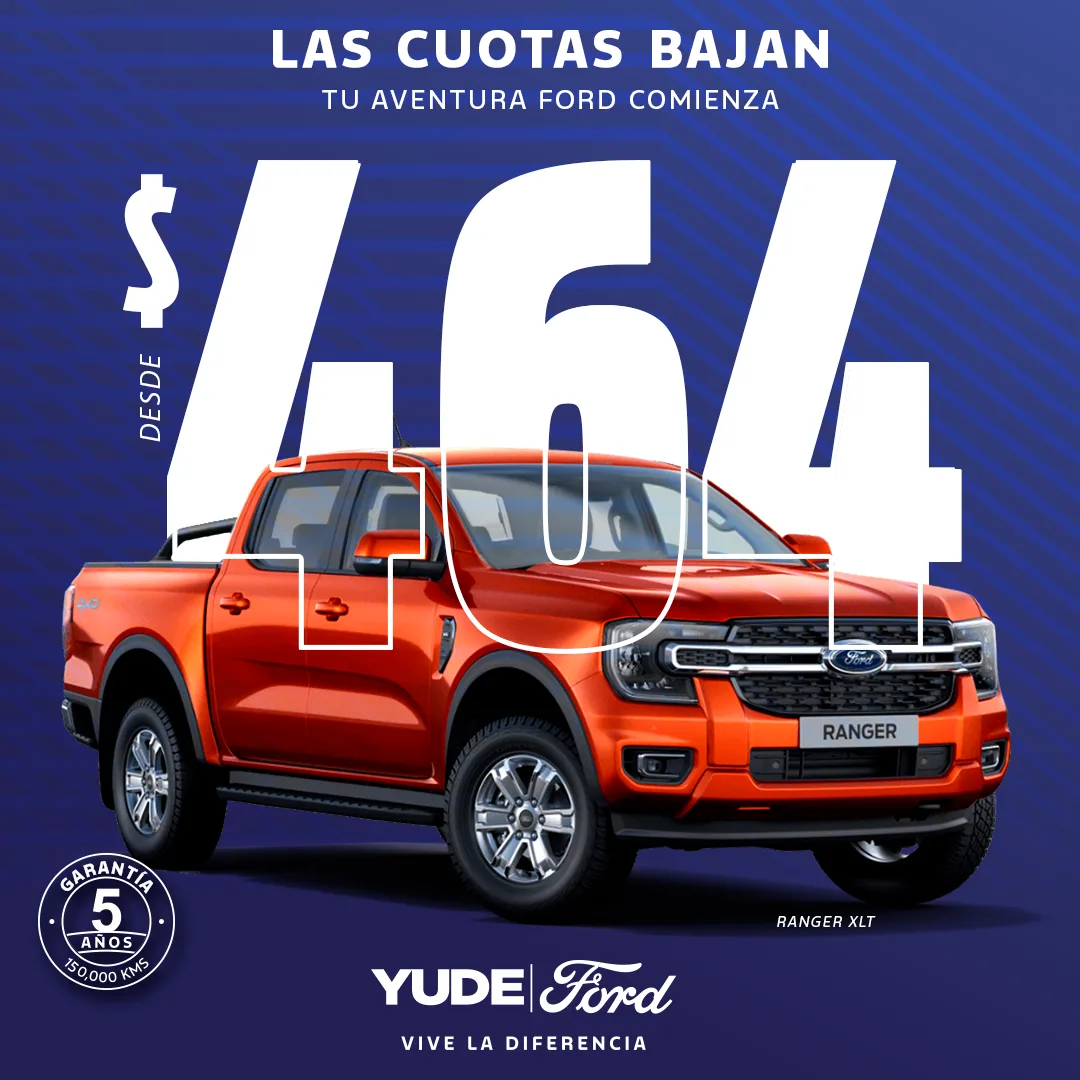 Cuotas bajan en el Ford Ranger XLT