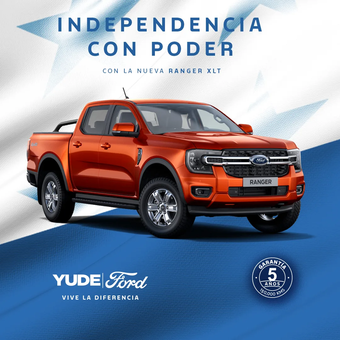 Ford Ranger XLT - Independencia con poder, con 5 a;os de garantía