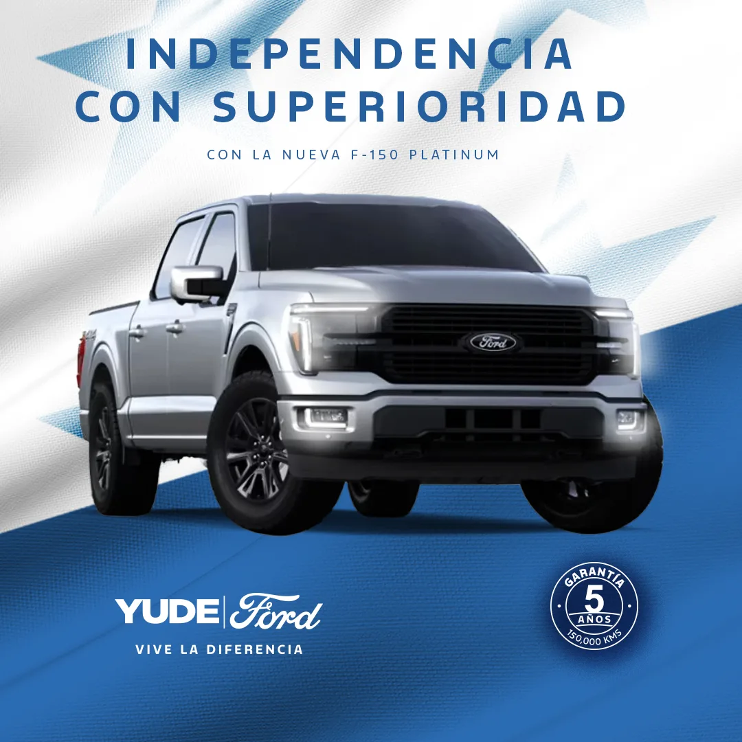 Ford F-150 - Independencia con superioridad, con 5 a;os de garantía
