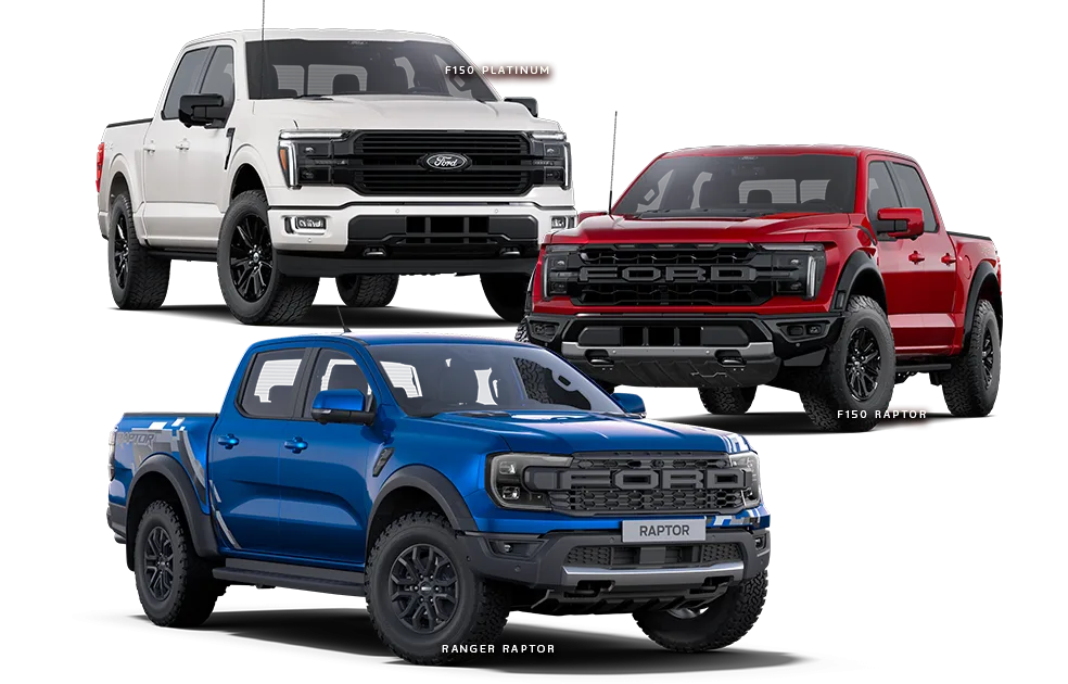 PickUp Ford F-150, Ranger Raptor y Ranger XLT